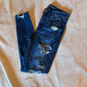 American Eagle Distressed Skinny Jeans